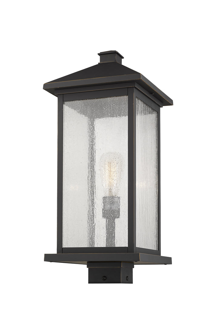 Z-Lite Canada - 531PHBXLS-ORB - One Light Outdoor Post Mount Fixture - Portland - Oil Rubbed Bronze