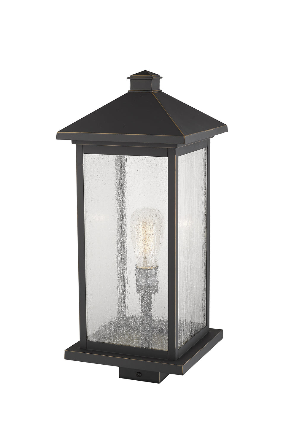 Z-Lite Canada - 531PHBXLS-ORB - One Light Outdoor Post Mount Fixture - Portland - Oil Rubbed Bronze