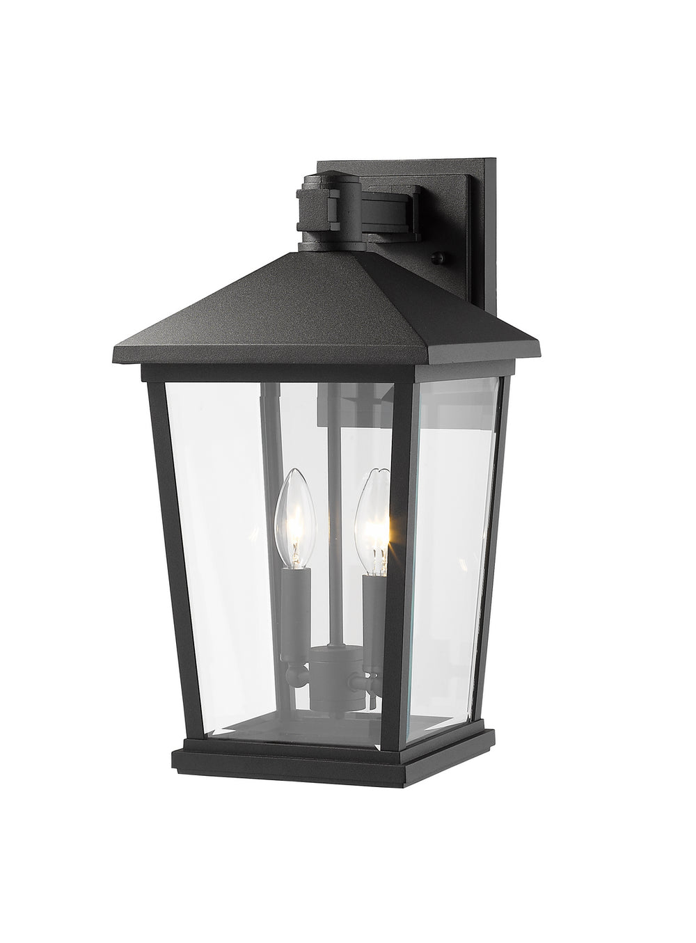 Z-Lite Canada - 568B-BK - Two Light Outdoor Wall Sconce - Beacon - Black