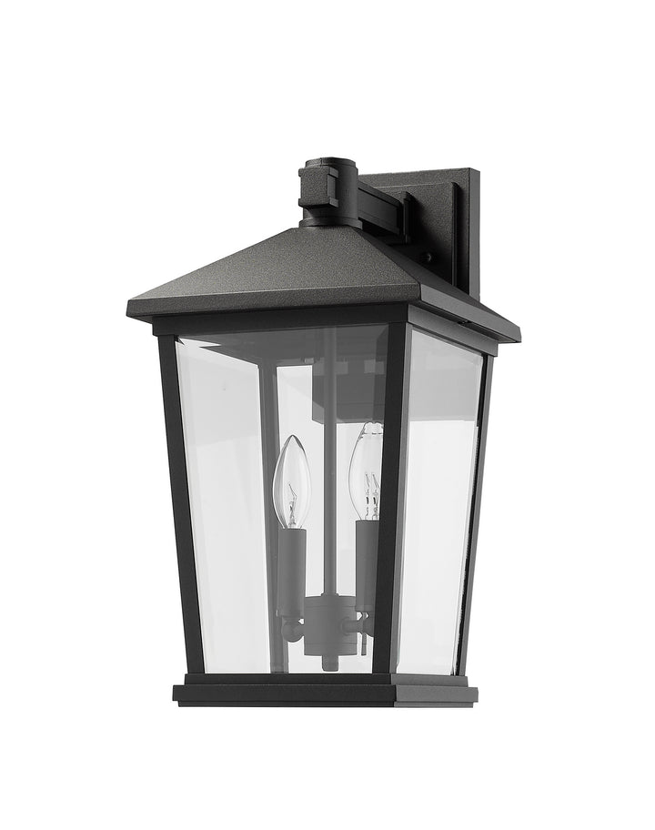 Z-Lite Canada - 568B-BK - Two Light Outdoor Wall Sconce - Beacon - Black