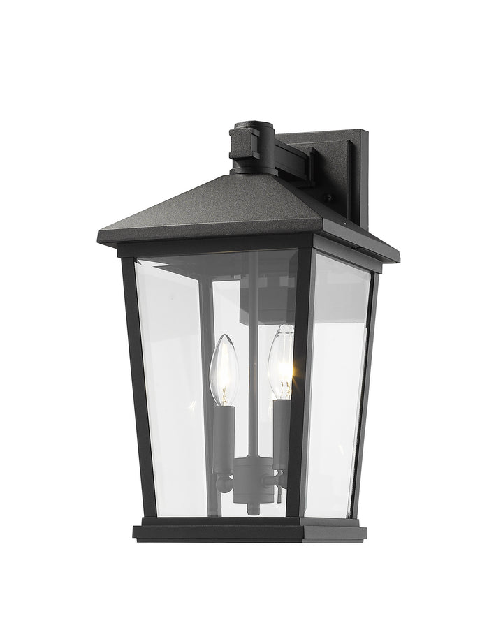 Z-Lite Canada - 568B-BK - Two Light Outdoor Wall Sconce - Beacon - Black