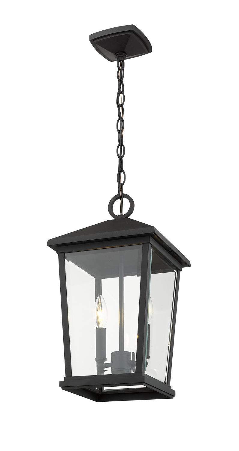 Z-Lite Canada - 568CHB-BK - Two Light Outdoor Chain Mount Ceiling Fixture - Beacon - Black