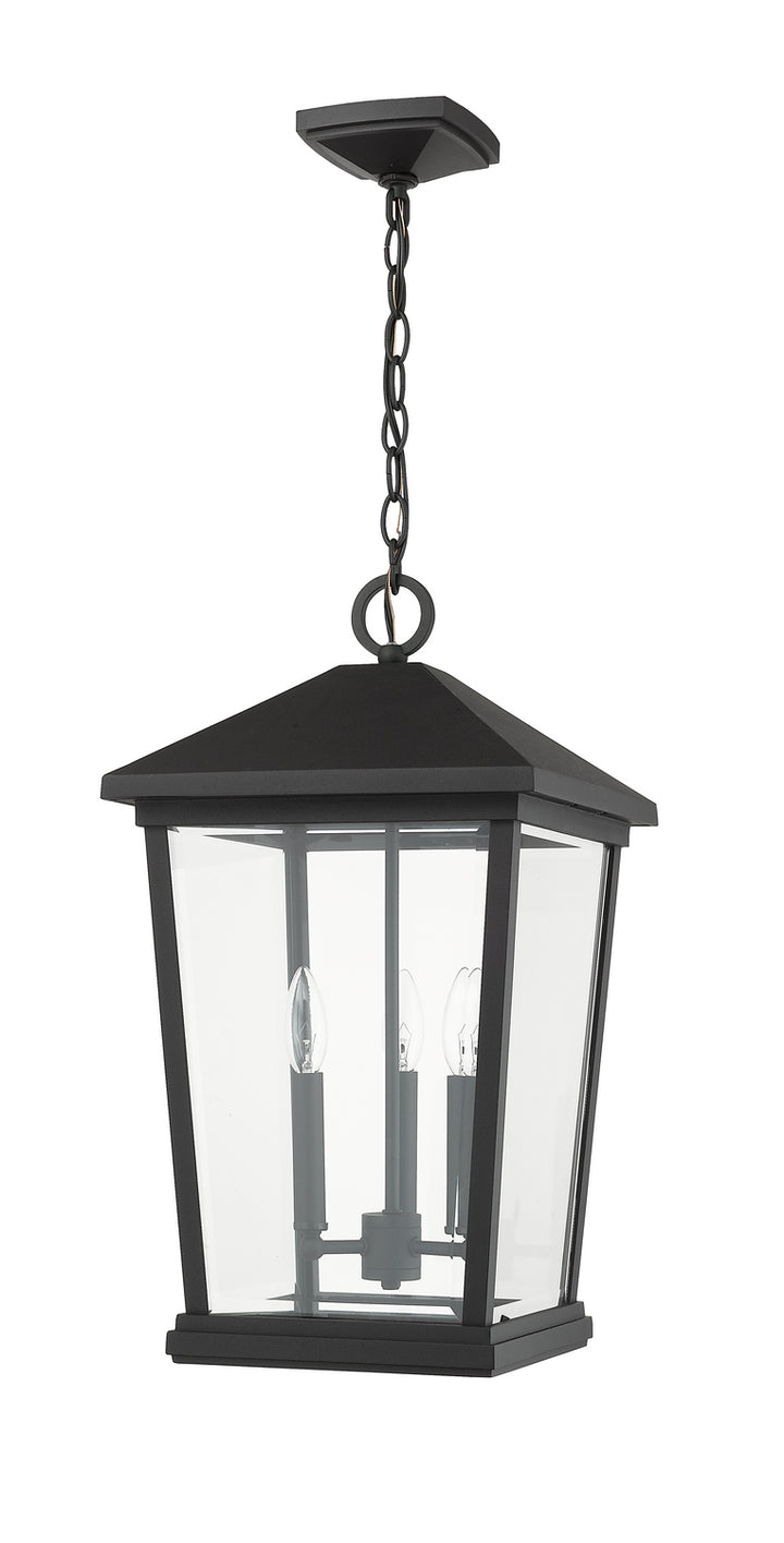 Z-Lite Canada - 568CHXL-BK - Three Light Outdoor Chain Mount Ceiling Fixture - Beacon - Black