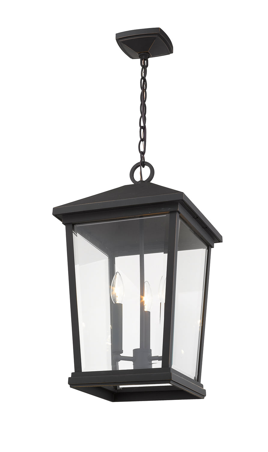 Z-Lite Canada - 568CHXL-ORB - Three Light Outdoor Chain Mount Ceiling Fixture - Beacon - Oil Rubbed Bronze