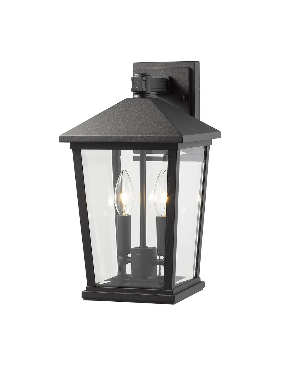 Z-Lite Canada - 568M-BK - Two Light Outdoor Wall Sconce - Beacon - Black