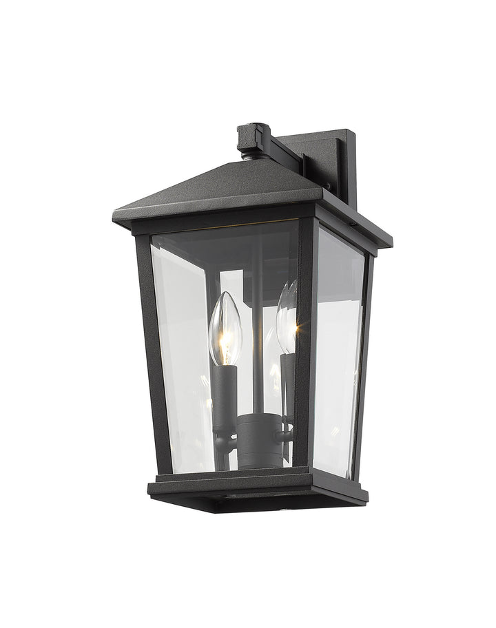 Z-Lite Canada - 568M-BK - Two Light Outdoor Wall Sconce - Beacon - Black