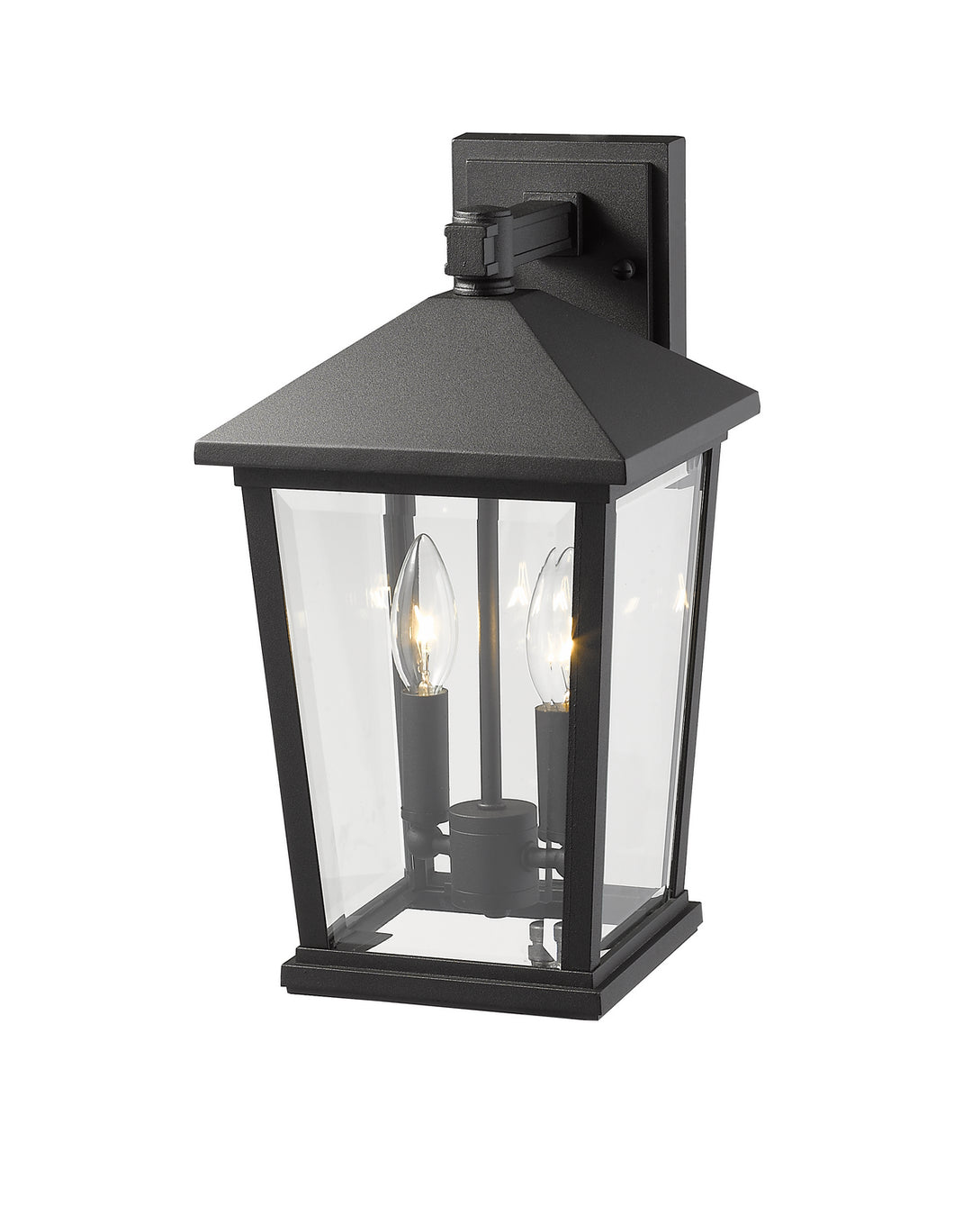 Z-Lite Canada - 568M-BK - Two Light Outdoor Wall Sconce - Beacon - Black