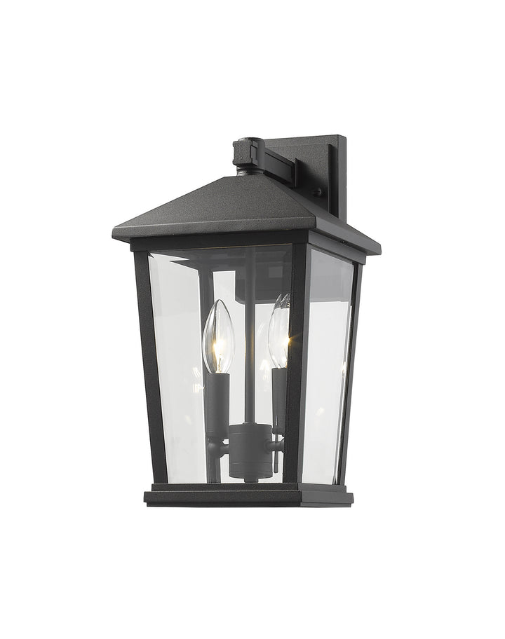 Z-Lite Canada - 568M-BK - Two Light Outdoor Wall Sconce - Beacon - Black