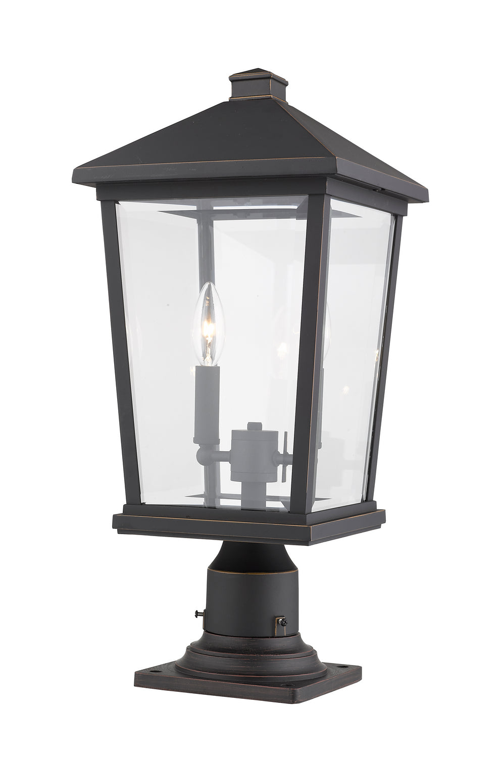 Z-Lite Canada - 568PHBR-533PM-ORB - Two Light Outdoor Pier Mounted Fixture - Beacon - Oil Rubbed Bronze