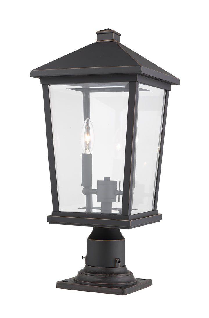 Z-Lite Canada - 568PHBR-533PM-ORB - Two Light Outdoor Pier Mounted Fixture - Beacon - Oil Rubbed Bronze