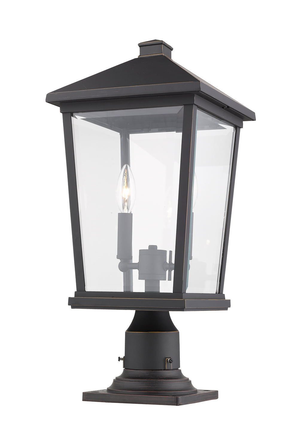 Z-Lite Canada - 568PHBR-533PM-ORB - Two Light Outdoor Pier Mounted Fixture - Beacon - Oil Rubbed Bronze