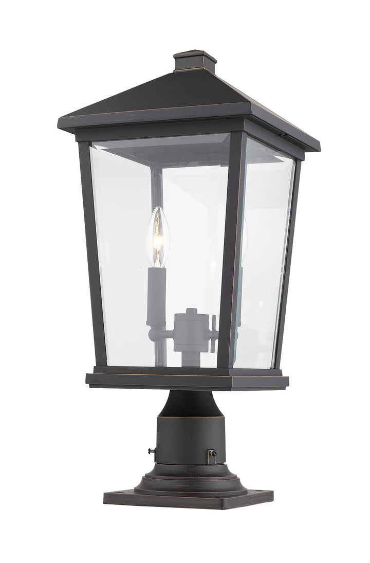 Z-Lite Canada - 568PHBR-533PM-ORB - Two Light Outdoor Pier Mounted Fixture - Beacon - Oil Rubbed Bronze