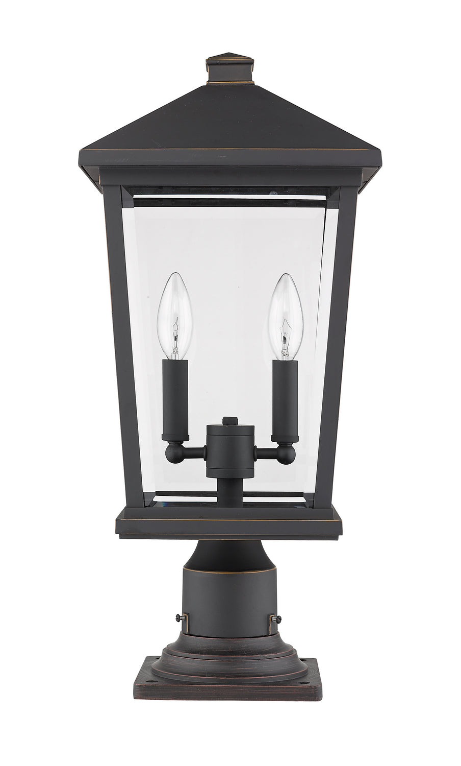 Z-Lite Canada - 568PHBR-533PM-ORB - Two Light Outdoor Pier Mounted Fixture - Beacon - Oil Rubbed Bronze