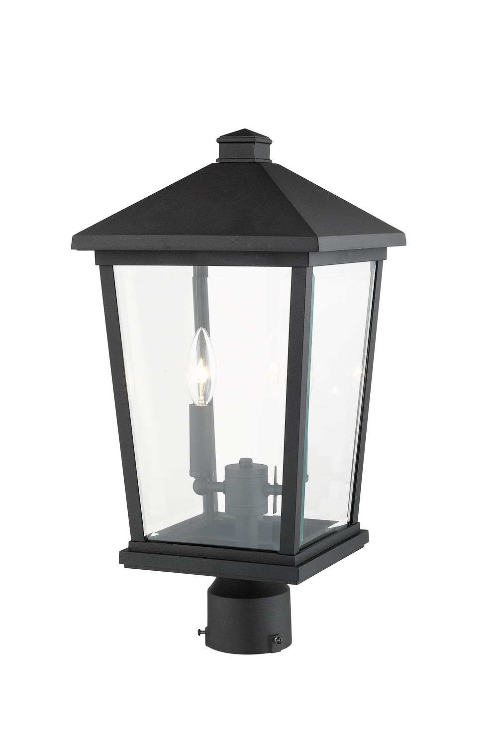 Z-Lite Canada - 568PHBR-BK - Two Light Outdoor Post Mount Fixture - Beacon - Black