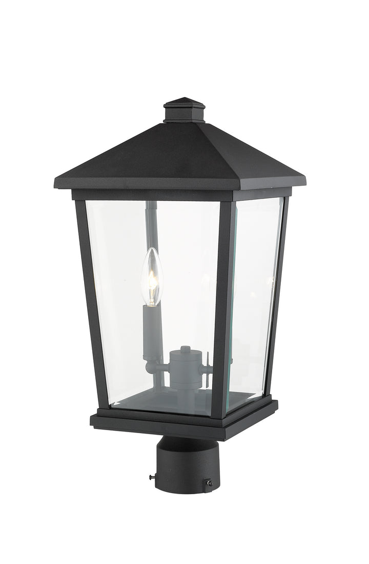 Z-Lite Canada - 568PHBR-BK - Two Light Outdoor Post Mount Fixture - Beacon - Black
