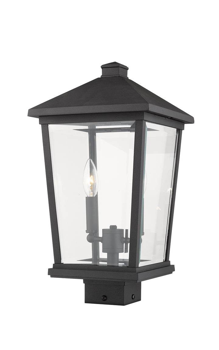 Z-Lite Canada - 568PHBS-BK - Two Light Outdoor Post Mount Fixture - Beacon - Black