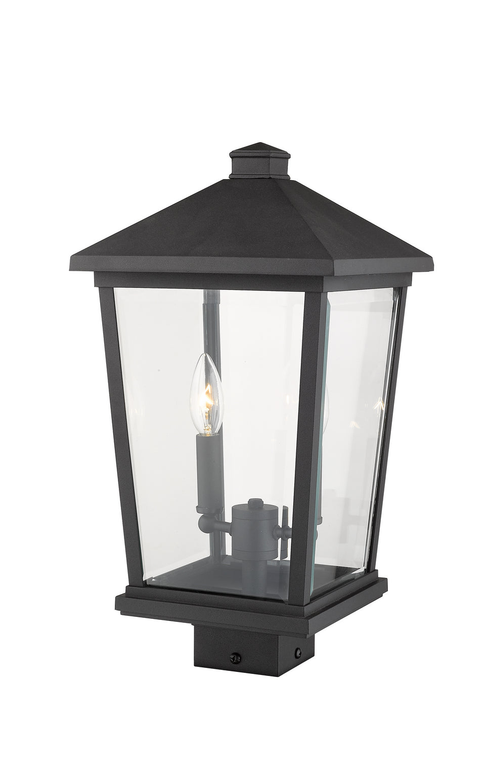 Z-Lite Canada - 568PHBS-BK - Two Light Outdoor Post Mount Fixture - Beacon - Black