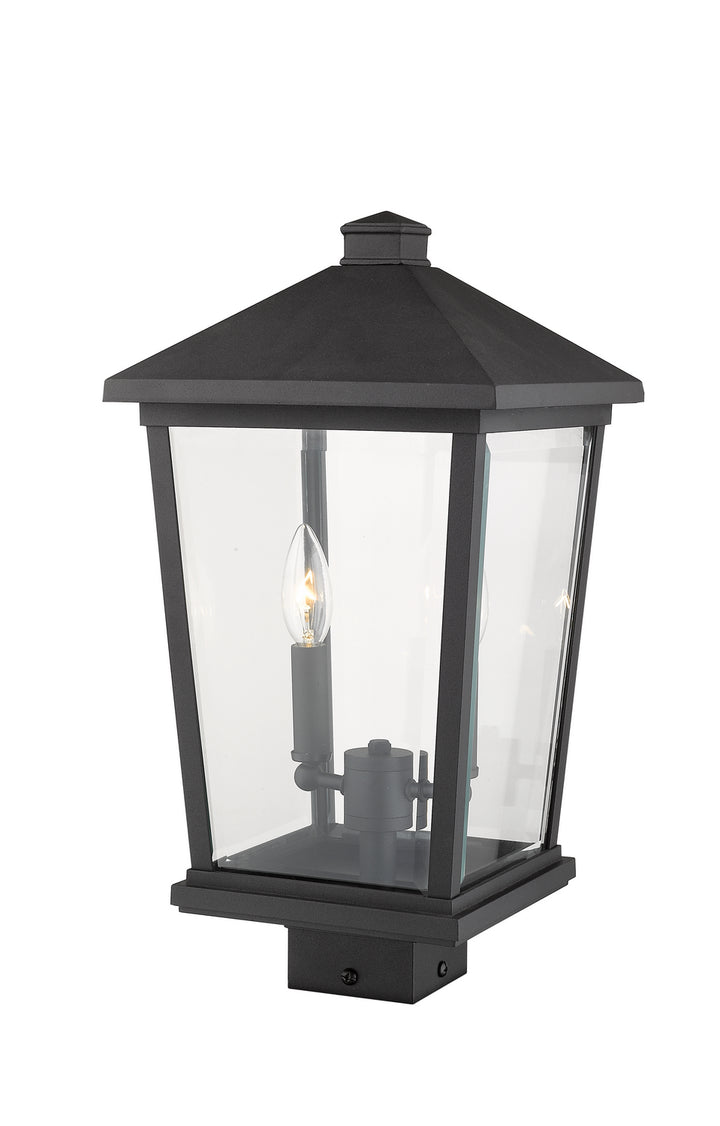 Z-Lite Canada - 568PHBS-BK - Two Light Outdoor Post Mount Fixture - Beacon - Black