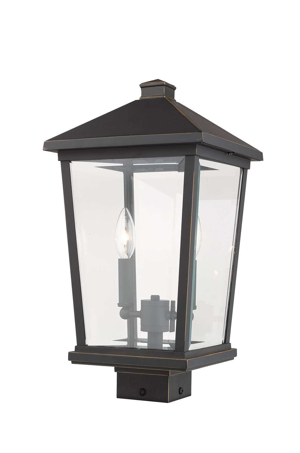Z-Lite Canada - 568PHBS-ORB - Two Light Outdoor Post Mount Fixture - Beacon - Oil Rubbed Bronze