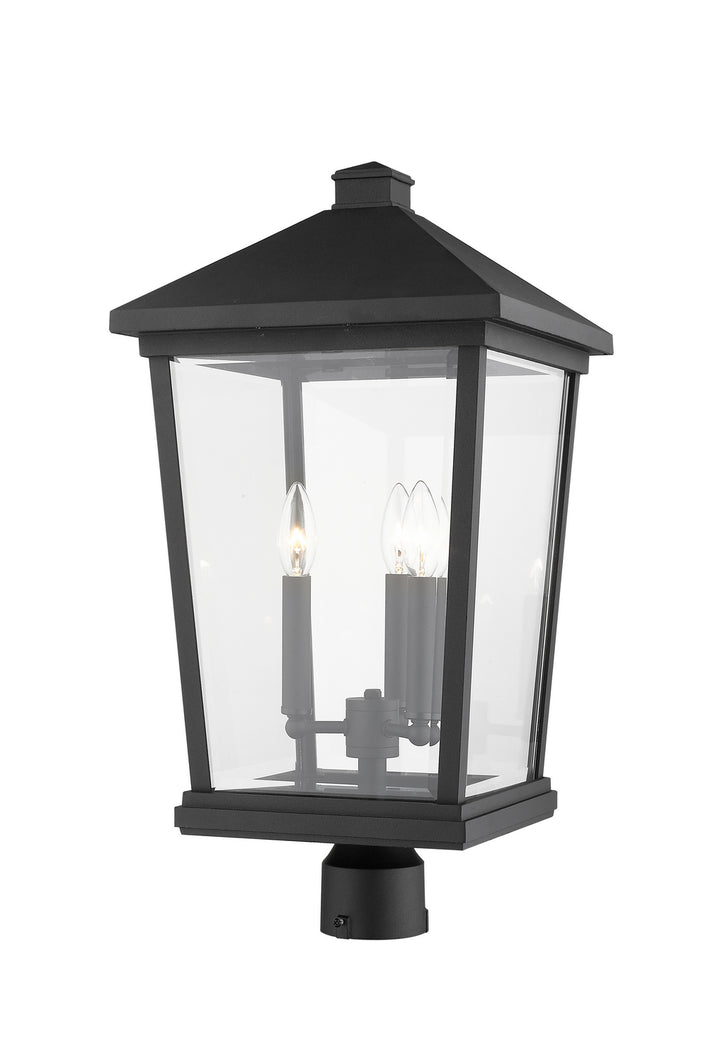 Z-Lite Canada - 568PHXLR-BK - Three Light Outdoor Post Mount Fixture - Beacon - Black