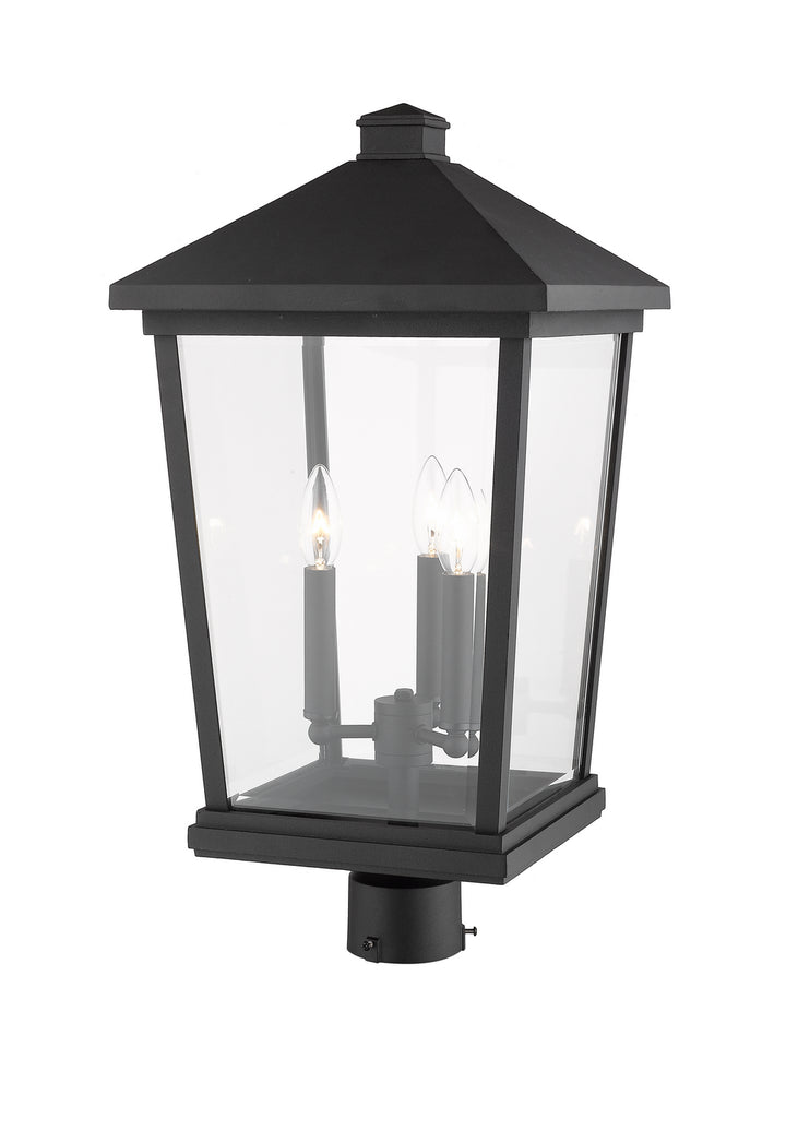Z-Lite Canada - 568PHXLR-BK - Three Light Outdoor Post Mount Fixture - Beacon - Black