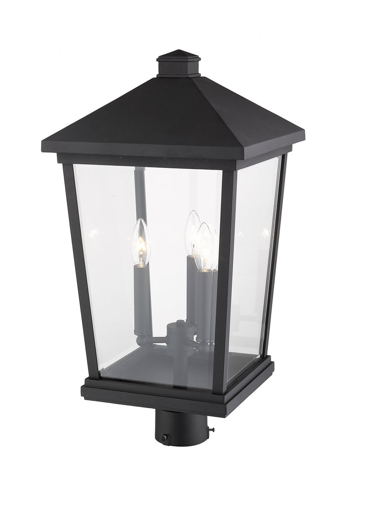 Z-Lite Canada - 568PHXLR-BK - Three Light Outdoor Post Mount Fixture - Beacon - Black