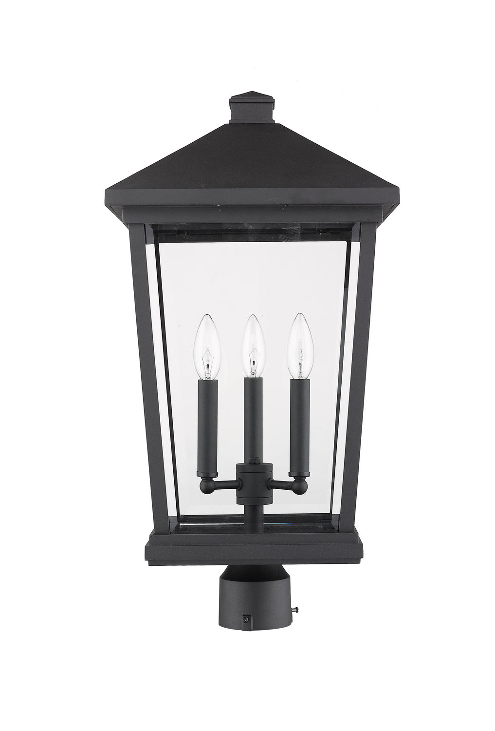 Z-Lite Canada - 568PHXLR-BK - Three Light Outdoor Post Mount Fixture - Beacon - Black