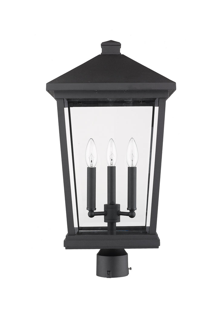 Z-Lite Canada - 568PHXLR-BK - Three Light Outdoor Post Mount Fixture - Beacon - Black