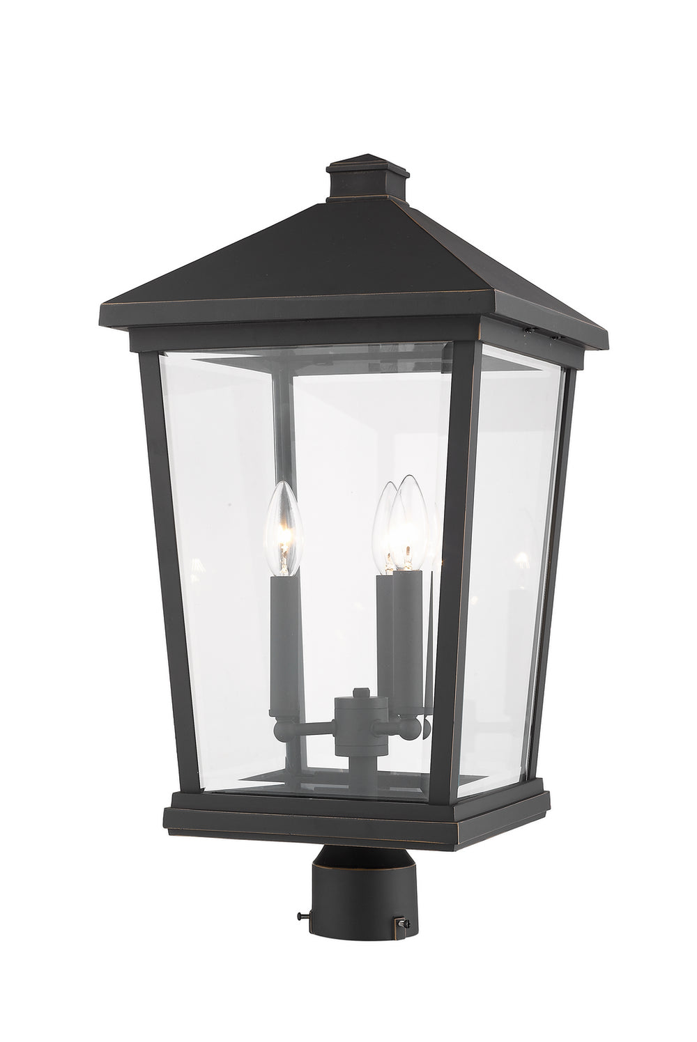 Z-Lite Canada - 568PHXLR-ORB - Three Light Outdoor Post Mount Fixture - Beacon - Oil Rubbed Bronze