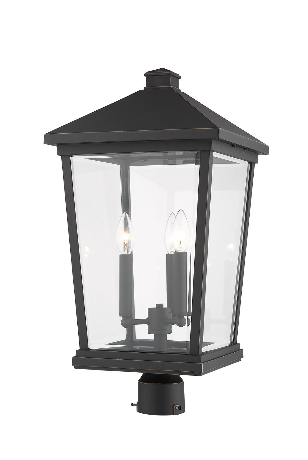 Z-Lite Canada - 568PHXLR-ORB - Three Light Outdoor Post Mount Fixture - Beacon - Oil Rubbed Bronze