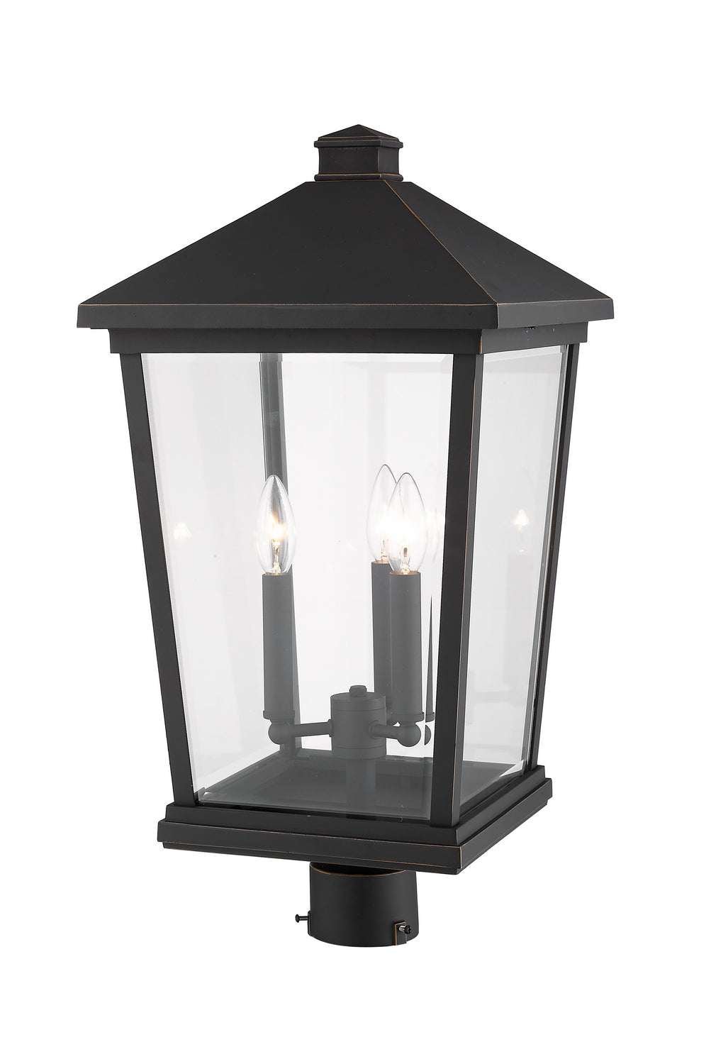 Z-Lite Canada - 568PHXLR-ORB - Three Light Outdoor Post Mount Fixture - Beacon - Oil Rubbed Bronze