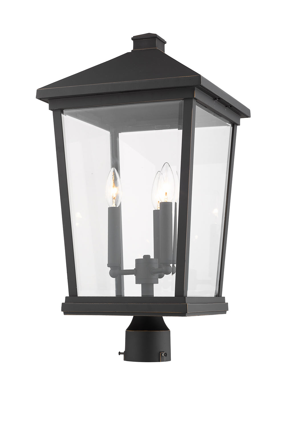 Z-Lite Canada - 568PHXLR-ORB - Three Light Outdoor Post Mount Fixture - Beacon - Oil Rubbed Bronze
