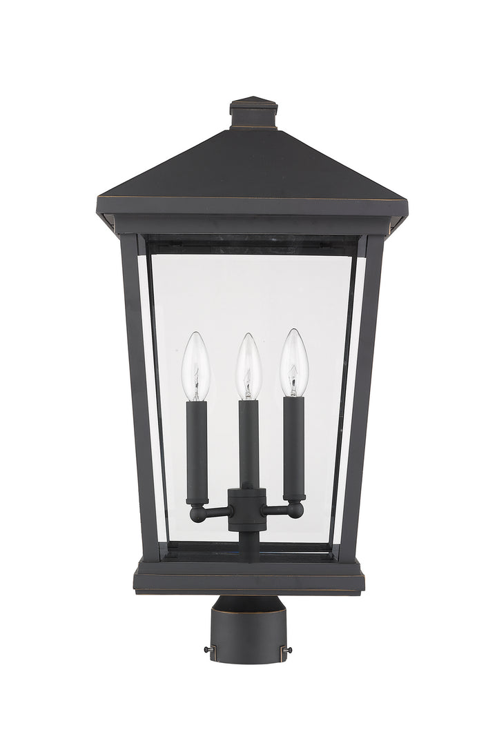 Z-Lite Canada - 568PHXLR-ORB - Three Light Outdoor Post Mount Fixture - Beacon - Oil Rubbed Bronze
