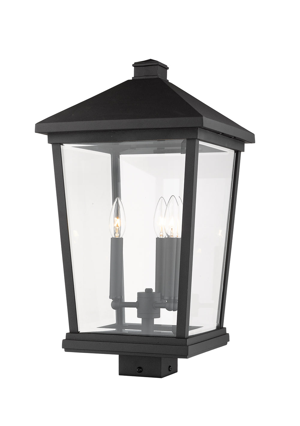 Z-Lite Canada - 568PHXLS-BK - Three Light Outdoor Post Mount Fixture - Beacon - Black
