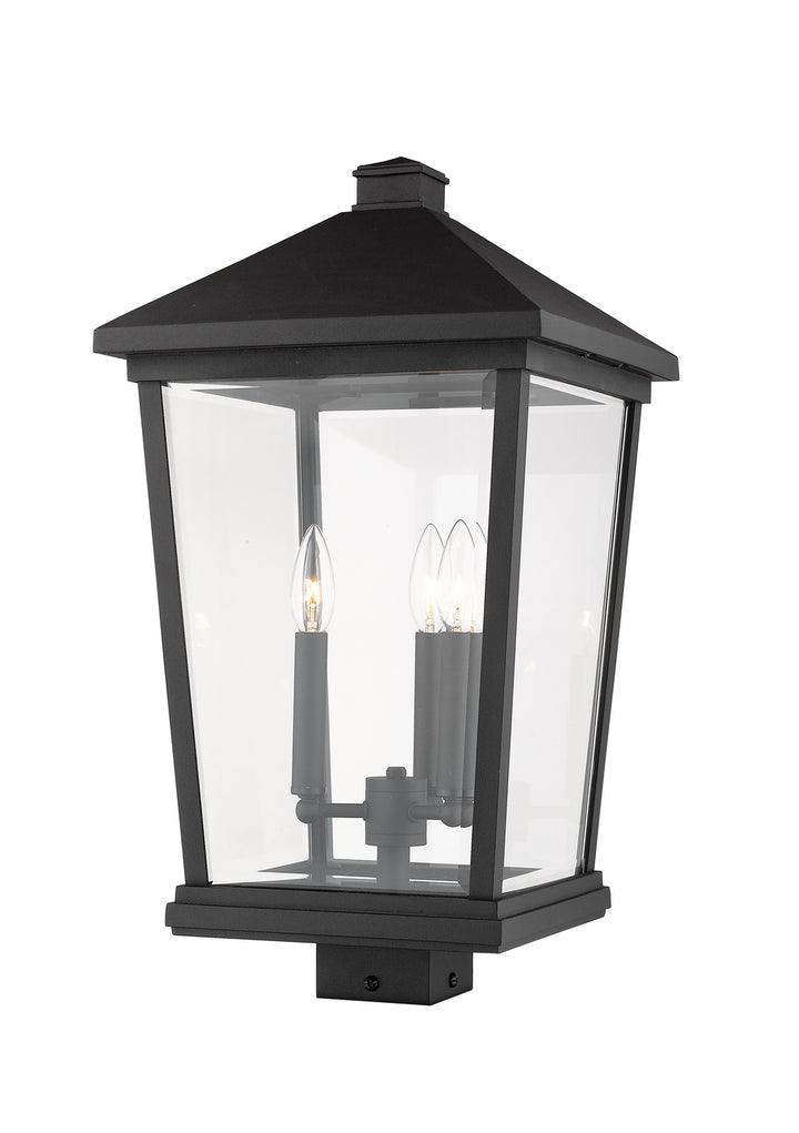 Z-Lite Canada - 568PHXLS-BK - Three Light Outdoor Post Mount Fixture - Beacon - Black