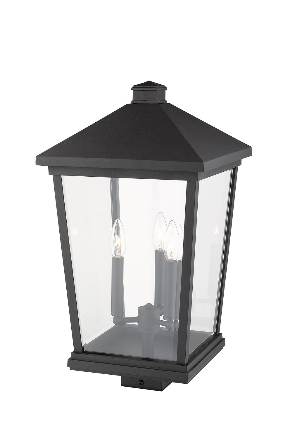 Z-Lite Canada - 568PHXLS-BK - Three Light Outdoor Post Mount Fixture - Beacon - Black