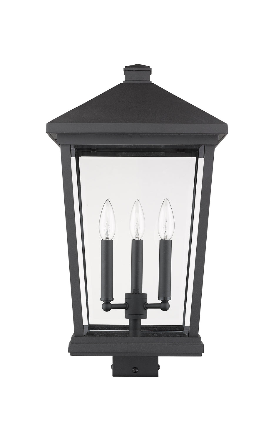 Z-Lite Canada - 568PHXLS-BK - Three Light Outdoor Post Mount Fixture - Beacon - Black