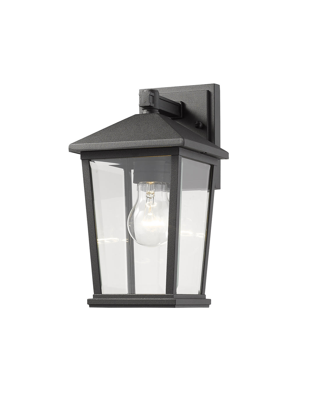 Beacon One Light Outdoor Wall Light in Black - available from The Lighting Shoppe, trusted by Canadian homeowners