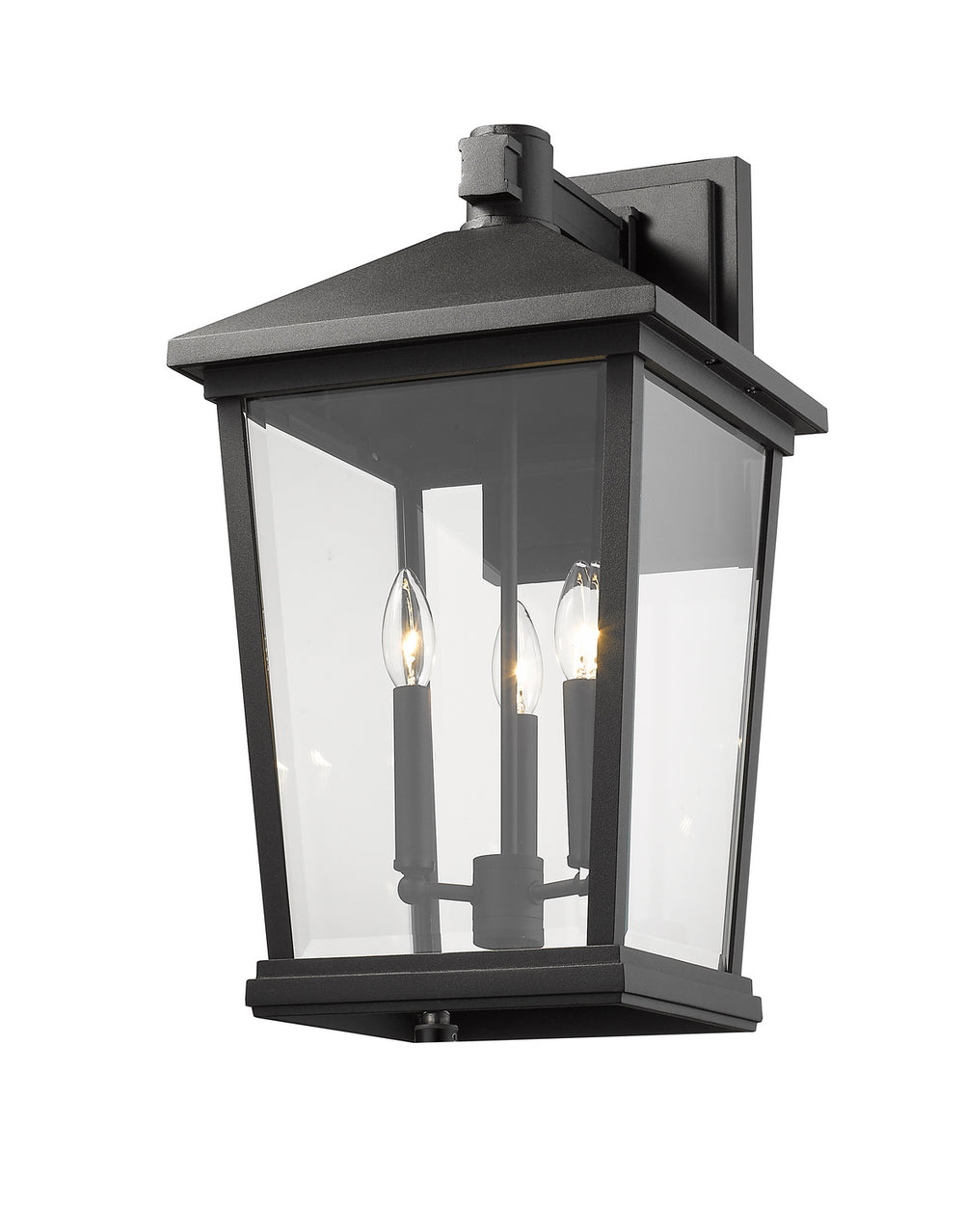 Z-Lite Canada - 568XL-BK - Three Light Outdoor Wall Light - Beacon - Black