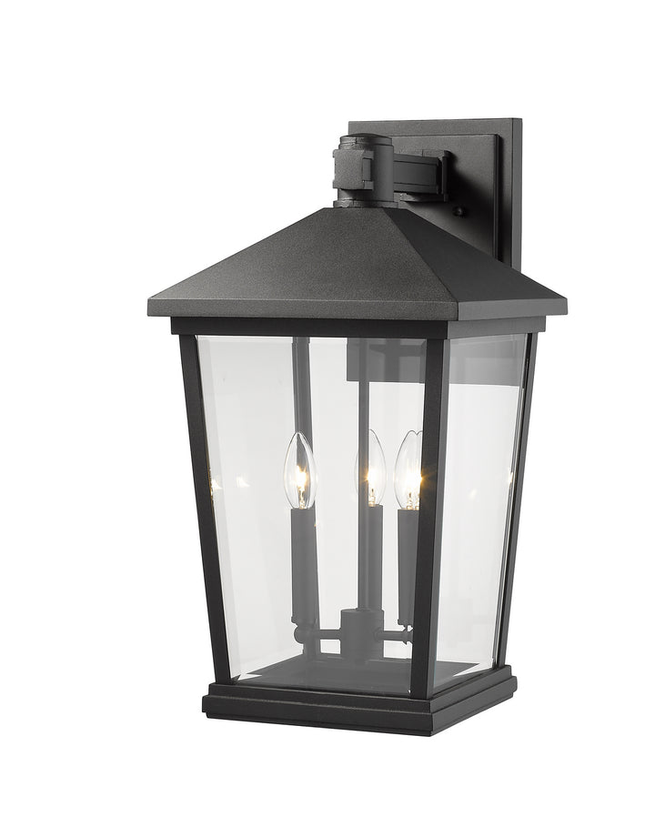 Z-Lite Canada - 568XL-BK - Three Light Outdoor Wall Light - Beacon - Black