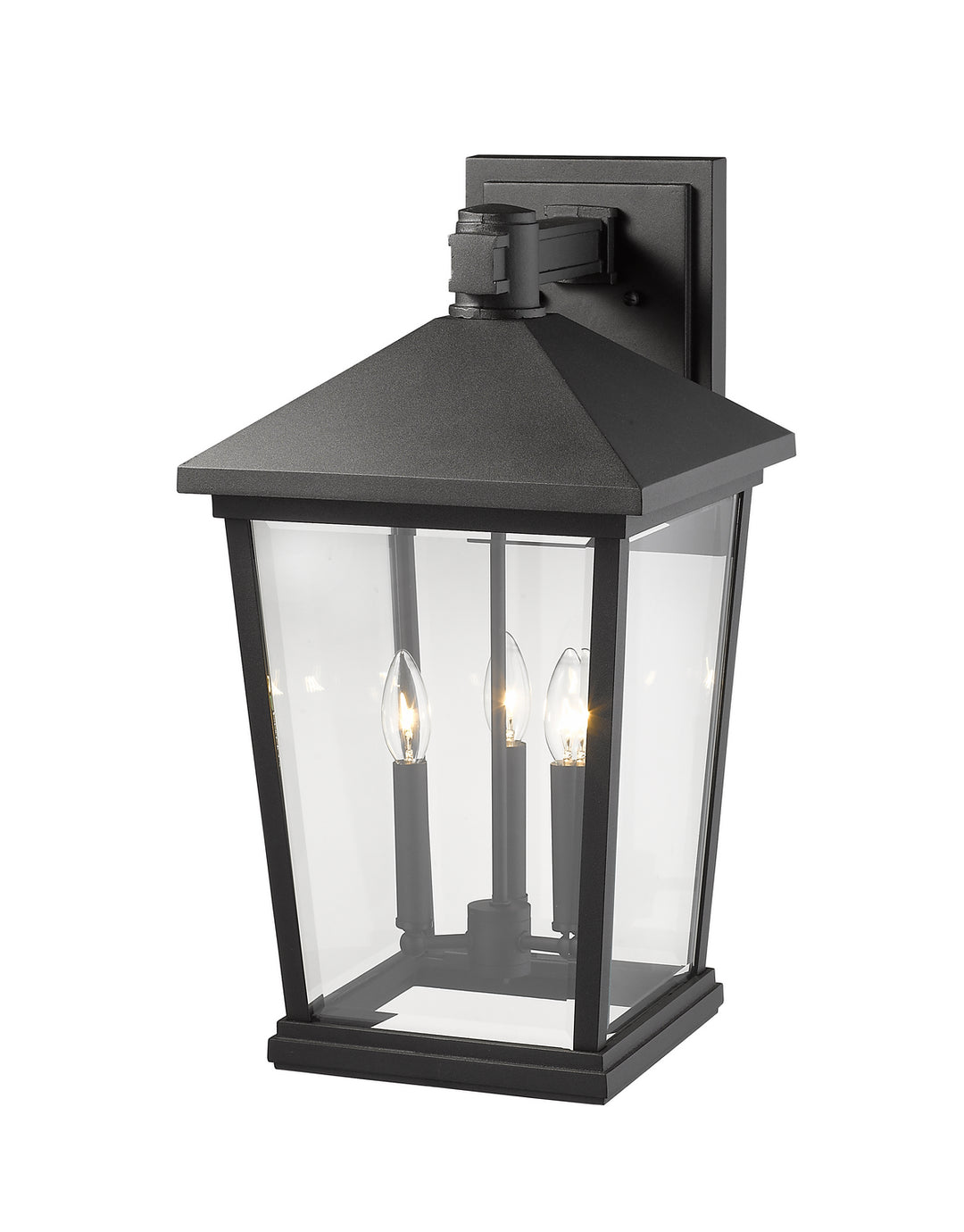 Z-Lite Canada - 568XL-BK - Three Light Outdoor Wall Light - Beacon - Black