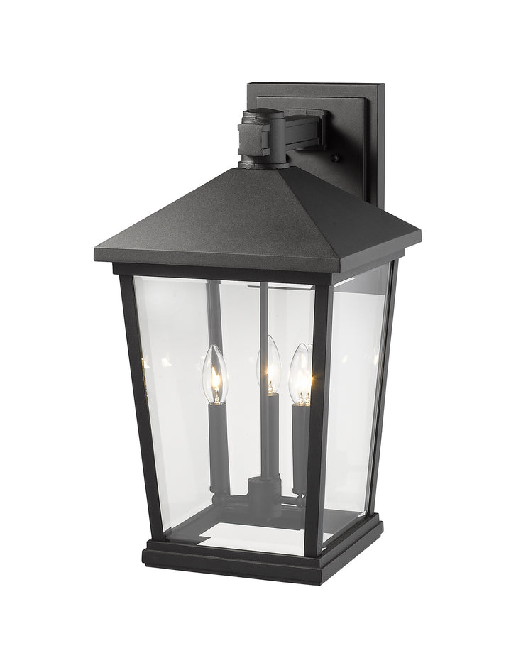 Z-Lite Canada - 568XL-BK - Three Light Outdoor Wall Light - Beacon - Black