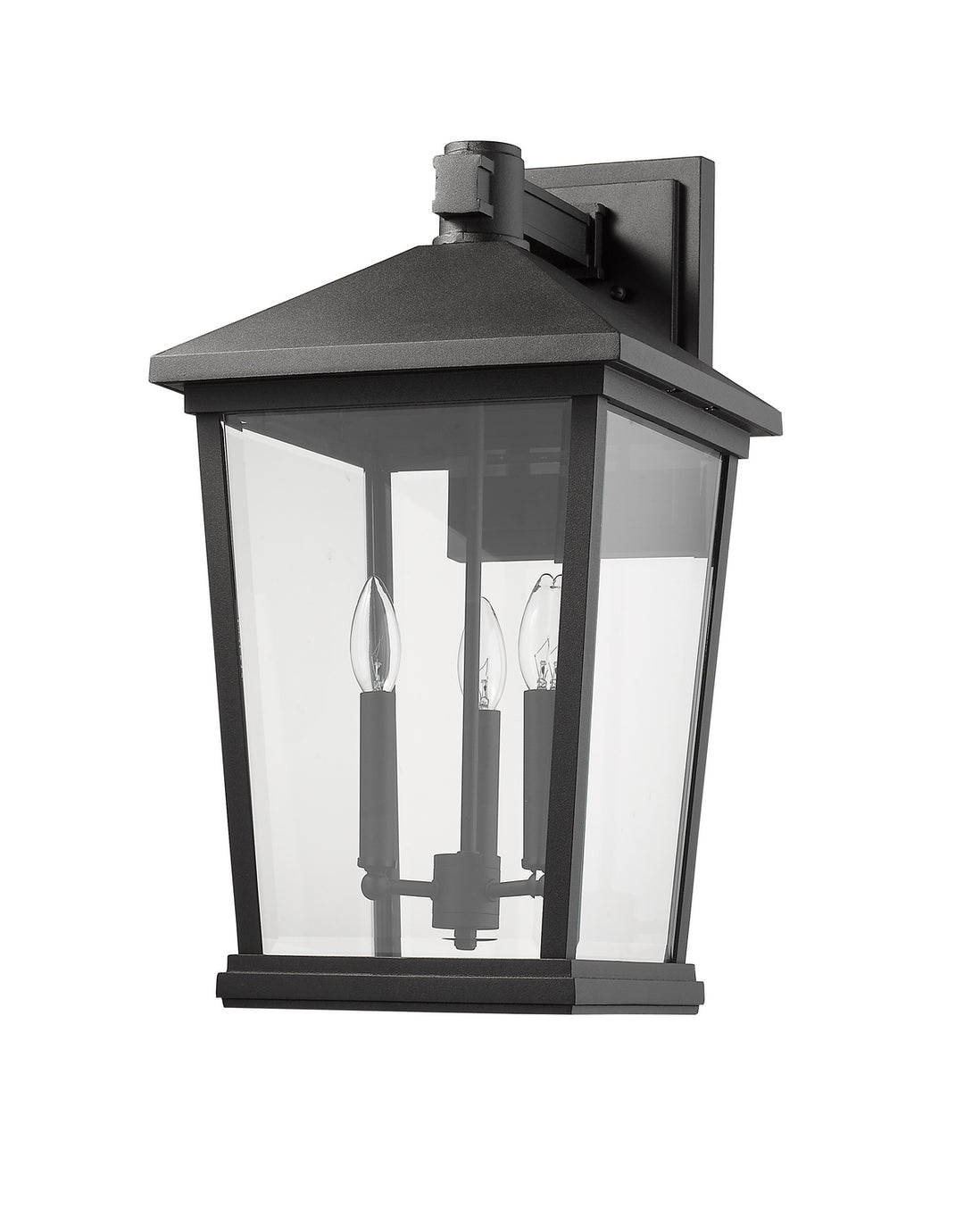 Z-Lite Canada - 568XL-BK - Three Light Outdoor Wall Light - Beacon - Black
