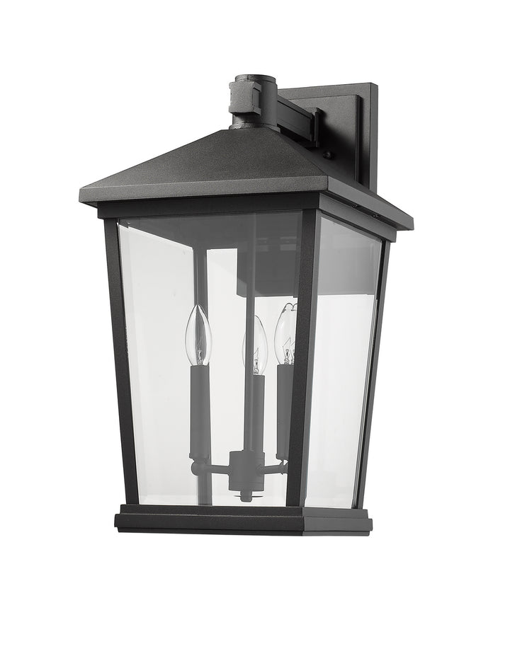 Z-Lite Canada - 568XL-BK - Three Light Outdoor Wall Light - Beacon - Black