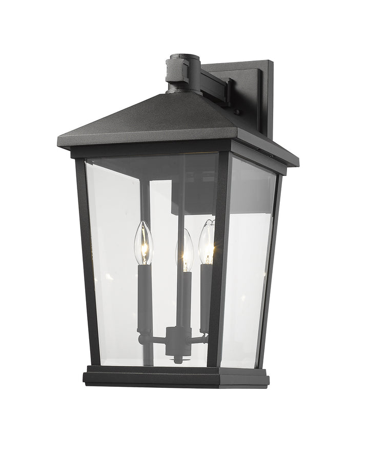 Z-Lite Canada - 568XL-BK - Three Light Outdoor Wall Light - Beacon - Black