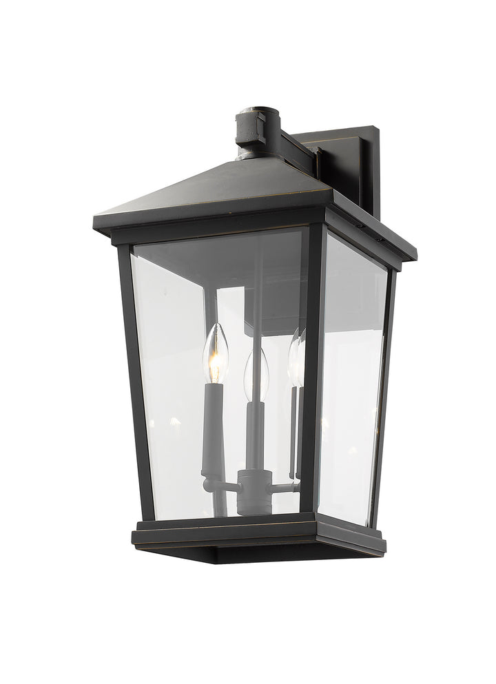 Z-Lite Canada - 568XL-ORB - Three Light Outdoor Wall Light - Beacon - Oil Rubbed Bronze