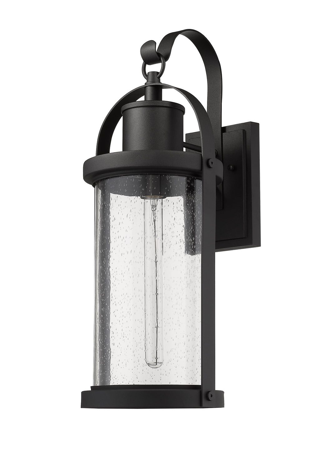 Z-Lite Canada - 569B-BK - One Light Outdoor Wall Light - Roundhouse - Black