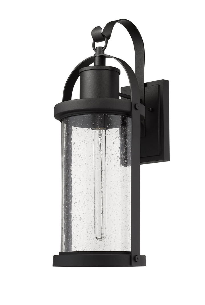 Z-Lite Canada - 569B-BK - One Light Outdoor Wall Light - Roundhouse - Black