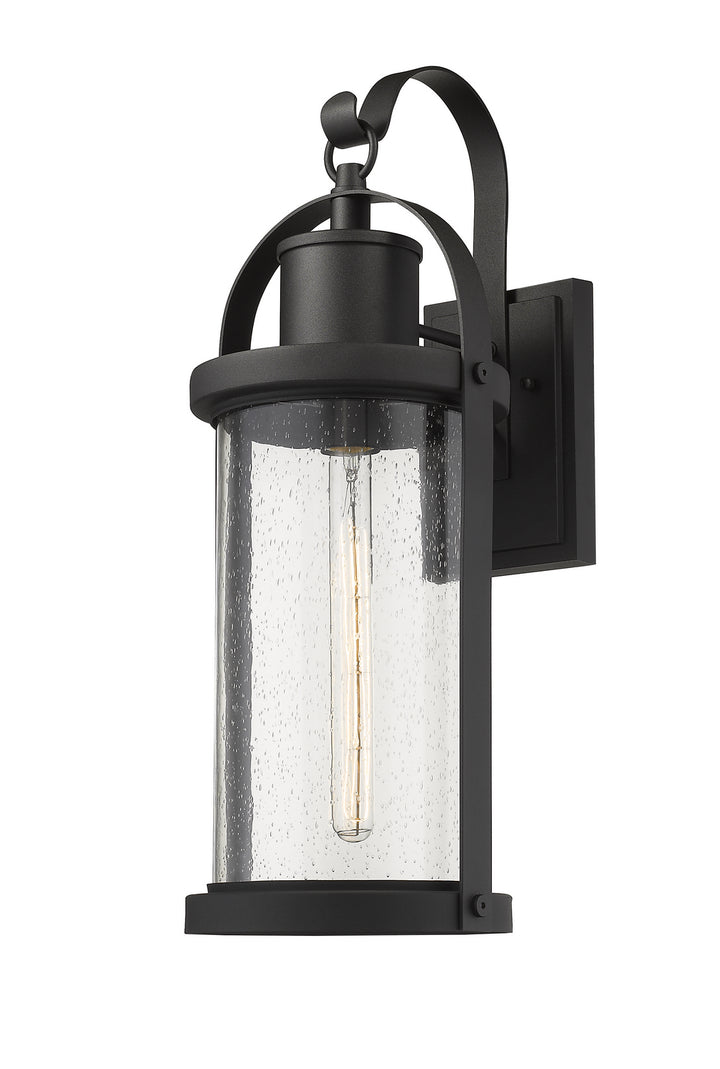 Z-Lite Canada - 569B-BK - One Light Outdoor Wall Light - Roundhouse - Black