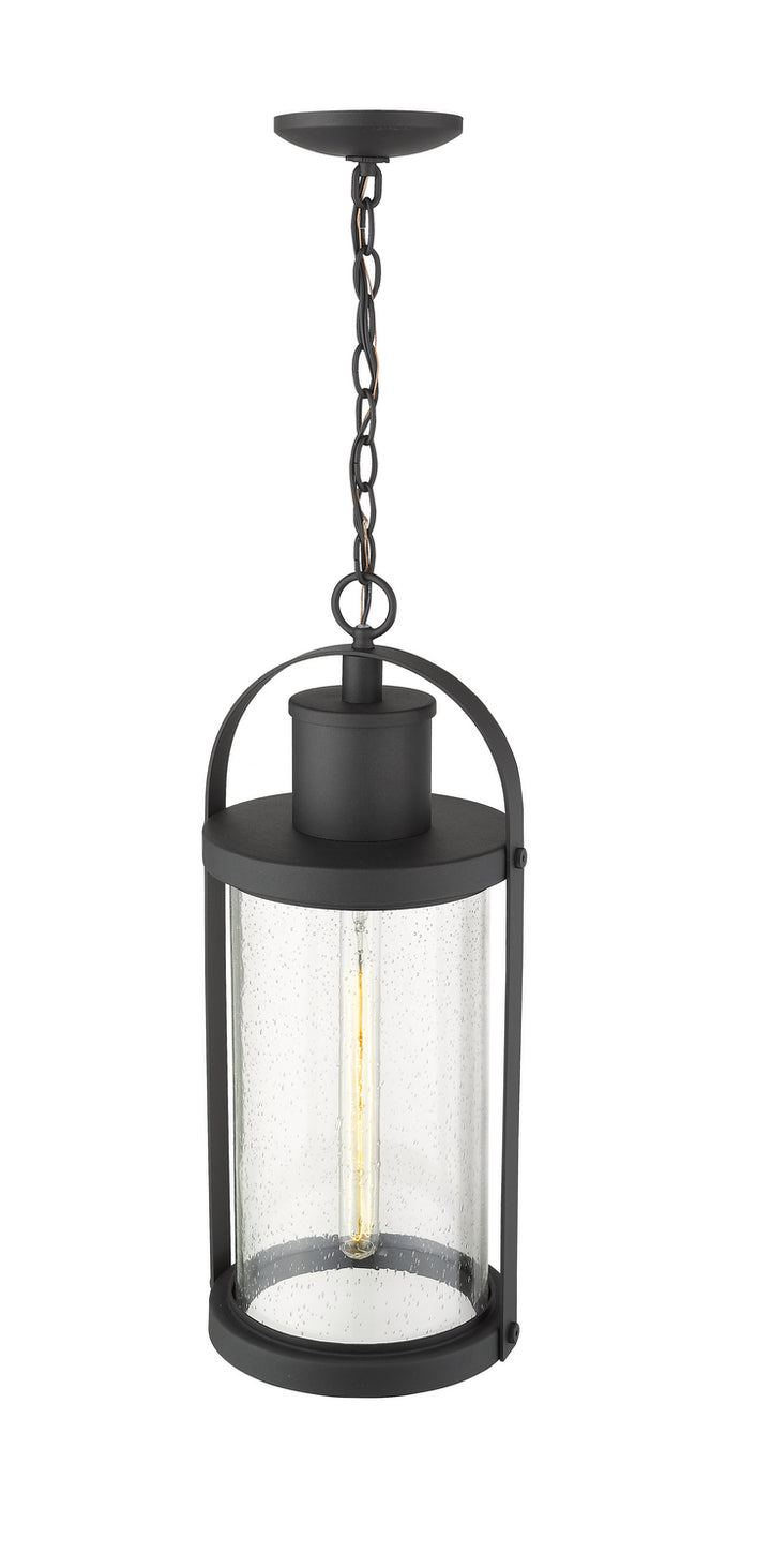 Z-Lite Canada - 569CHB-BK - One Light Outdoor Chain Mount Ceiling Fixture - Roundhouse - Black